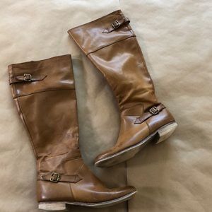 Brown Leather Riding Boots